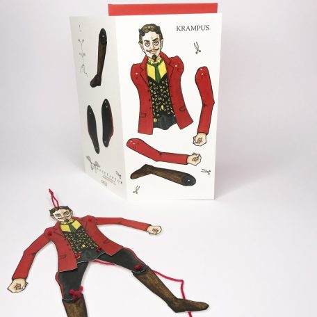 MANUFAKTOR Jumping Jack - DIY borítékos képeslap - Krampus