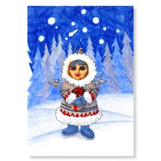 papetri-nyomat-falikép-A5-karacsony-eszkimo