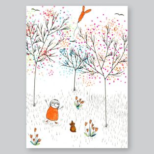 Papetri nyomat, falikép - A5 - lufifa
