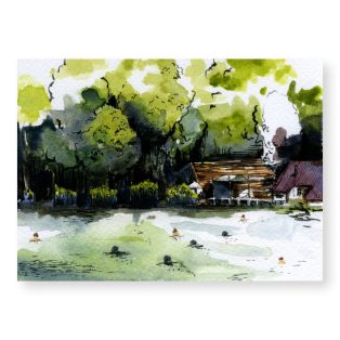 Papetri nyomat, falikép - A5 - Bánkitó