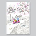 Papetri nyomat, falikép - A5 - motoros
