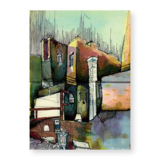 Papetri nyomat, falikép - A5 - A4 - Szimpla kert