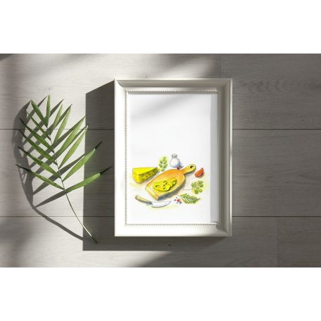 Papetri nyomat, falikép - A5 - A4 - sajtos