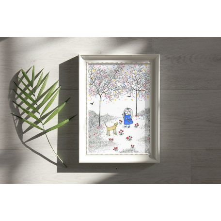 Papetri nyomat, falikép - A5 - A4 - Kutyacsont