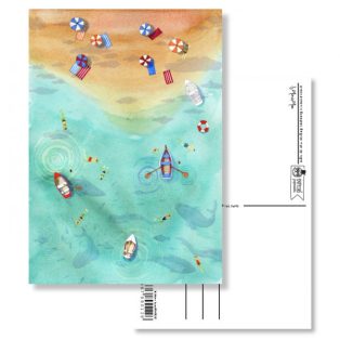 Papetri képeslap - strand