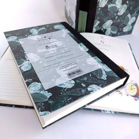 Papetri angol - magyar nyelvű kitölthető szakácskönyv - fekete borítóval