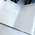 Papetri angol - magyar nyelvű kitölthető szakácskönyv - fekete borítóval