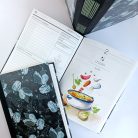 Papetri angol - magyar nyelvű kitölthető szakácskönyv - fekete borítóval