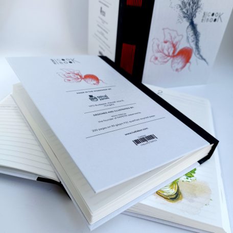 Papetri angol - magyar nyelvű kitölthető szakácskönyv - fehér borítóval