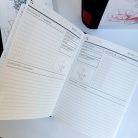 Papetri angol - magyar nyelvű kitölthető szakácskönyv - fehér borítóval