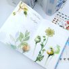   Papetri tervező - Papetri planner- dátumozatlan határidőnapló - kék gyapot -  kemény borítóval - belül színes lapokkal