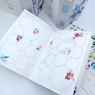 Papetri tervező - A5 Papetri planner- dátumozatlan határidőnapló - kék gyapot - puha borítóval - belül színes lapokkal