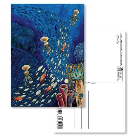Papetri képeslap - medúza