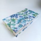 PAPETRI rajzkönyv - fotóalbum kézzel kötve - zöld eukaliptusz