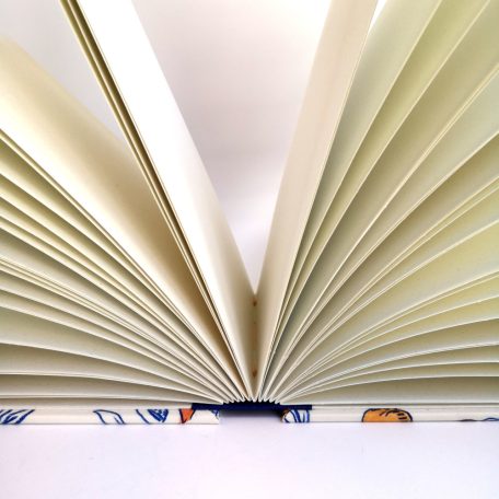 PAPETRI rajzkönyv - fotóalbum kézzel kötve - zöld eukaliptusz