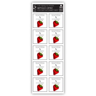PAPETRI befőző címke - szamóca