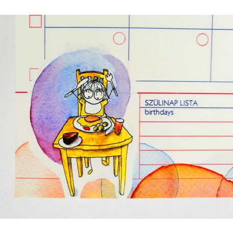 PAPETRI asztali tépőtömb - havi terveim napirend mintával - A4