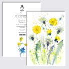A5 - A6 sima irkatűzött füzet - gyermekláncű / taraxacum officinale