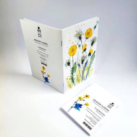 A5 - A6 sima irkatűzött füzet - gyermekláncű / taraxacum officinale