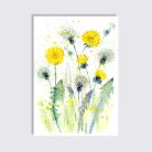 A5 - A6 sima irkatűzött füzet - gyermekláncű / taraxacum officinale