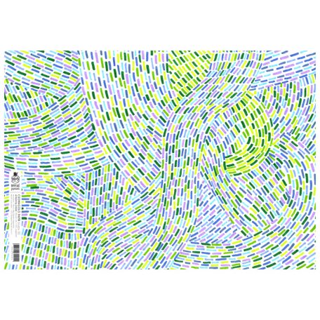 PAPETRI mini díszcsomagoló - örvény 02 - 45 x 32 cm