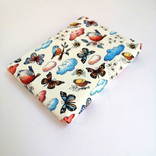 PAPETRI mini díszcsomagoló - madár és lepke - 45 x 32 cm