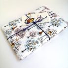 PAPETRI mini díszcsomagoló - nyúl az erdőben - 45 x 32 cm