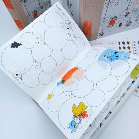 Papetri tervező - Papetri planner- dátumozatlan - nyuszilufi - puha borítós - belül színes lapokkal