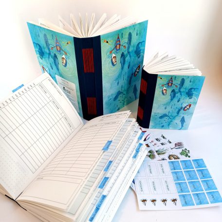 Papetri tervező - Papetri planner- dátumozatlan - víz - puha borító