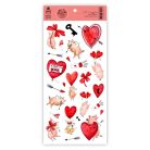 PAPETRI stick me átlátszó matrica - 016 piggy love - malacos Valentin napi matrica