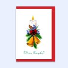 Papetri borítékos képeslap - Advent és csengők