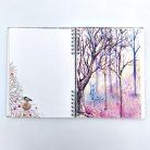 Papetri A5 keményfedeles spirálfüzet a fák négy élete sima vagy pontrácsos bullet journal