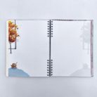 Papetri A5 keményfedeles spirálfüzet a fák négy élete sima vagy pontrácsos bullet journal