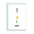 Papetri borítékos képeslap - szülinapi tulipán