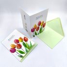 Papetri borítékos képeslap - szülinapi tulipán