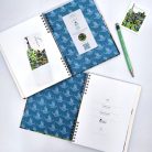 A5 keményfedeles spirálfüzet Gellért Budapest sima vagy pontrácsos bullet journal