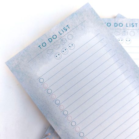 PAPETRI asztali tépőtömb - to do list pintypár  - 95x210 mm