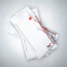 PAPETRI asztali tépőtömb - to do list rókával  - 95x210 mm