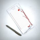 PAPETRI asztali tépőtömb - to do list rókával  - 95x210 mm