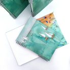 A5 keményfedeles spirálfüzet vitorlás sima vagy pontrácsos bullet journal