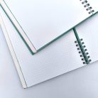 A5 keményfedeles spirálfüzet vitorlás sima vagy pontrácsos bullet journal