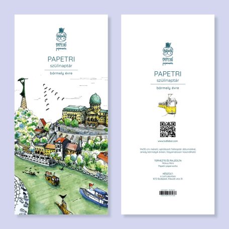 Papetri szülinaptár - örök falinaptár – Budapest
