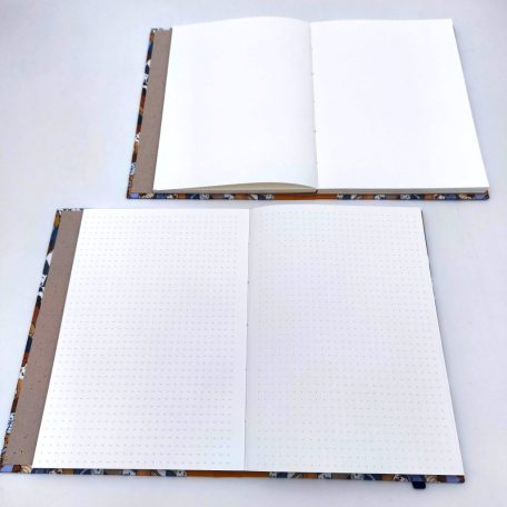 Papetri diary cicaverzum A5 sima vagy pontrácsos napló bullet journal