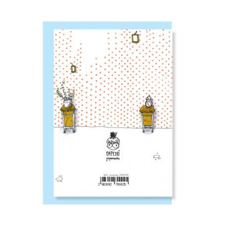 PAPETRI borítékos képeslap - szülinap