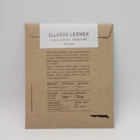 Virágos Pagony virágmag - illatos lednek