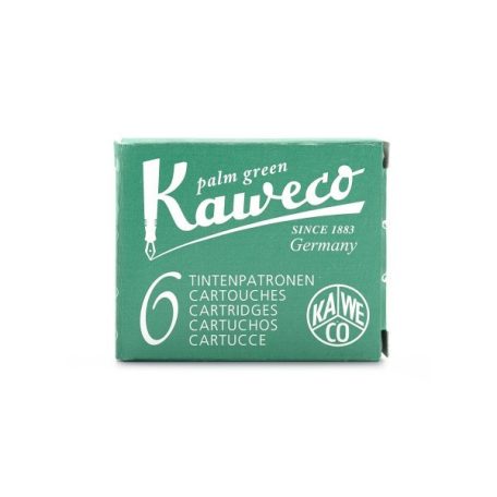 Kaweco tintapatron szett töltőtollba - 6db - Palm Green