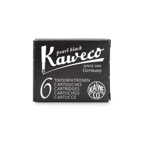 Kaweco tintapatron szett töltőtollba - 6db - Pearl Black