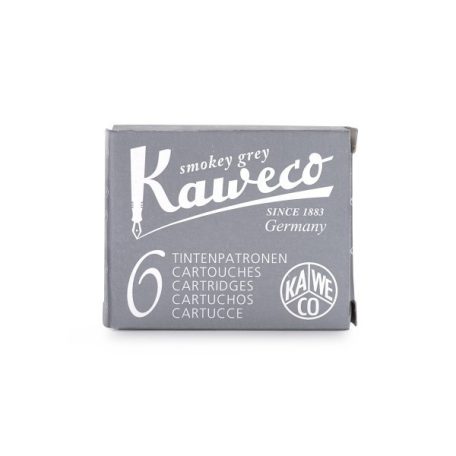 Kaweco tintapatron szett töltőtollba - 6db - Smokey grey