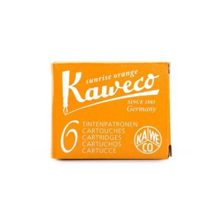   Kaweco tintapatron szett töltőtollba - 6db - Sunrise Orange