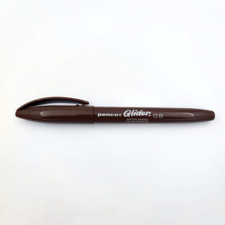 Penco Glider Color Pen - vízbázisú filctoll - barna